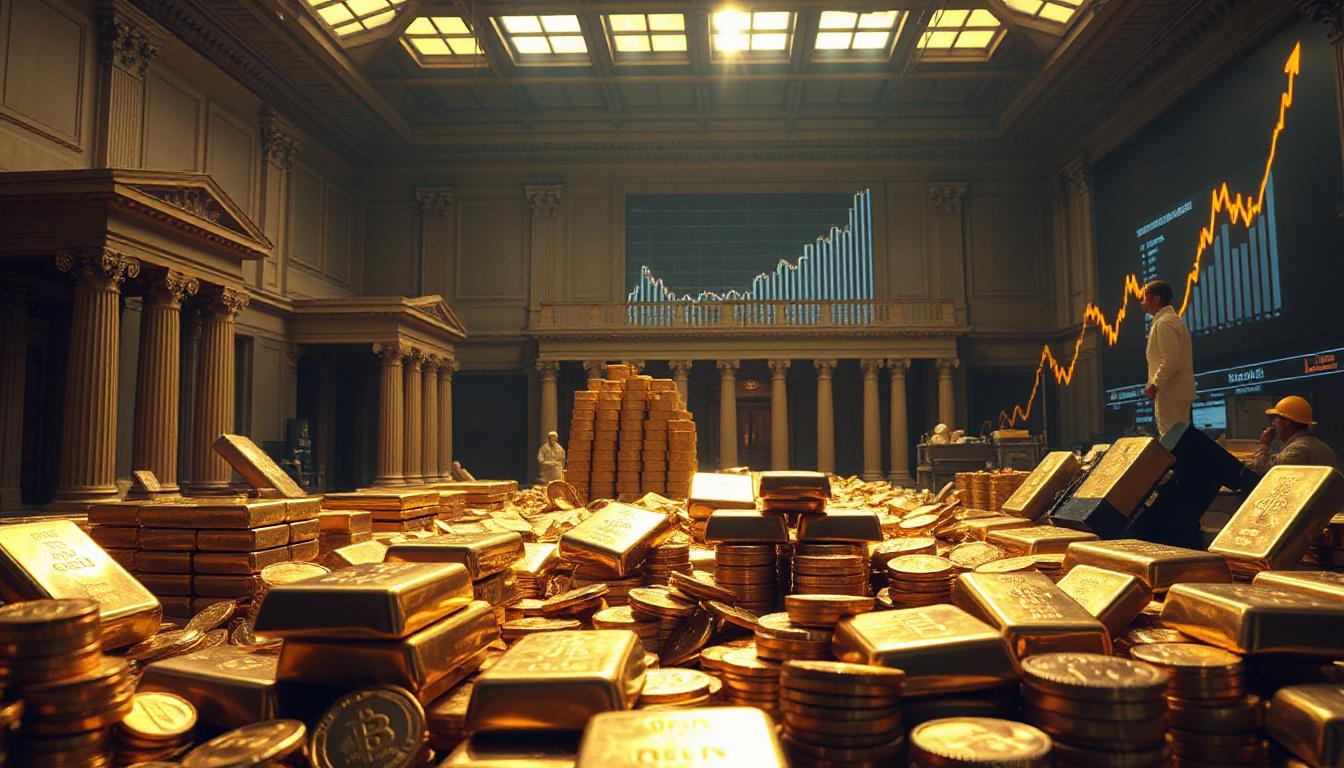 Central Banks Set to Boost Gold Reserves: Goldman Sachs Projects Monthly Purchases to Surge to 60 Tons by Year-End