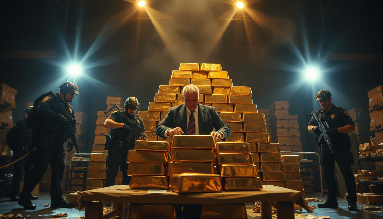 Explosive Arrest: CIA Official Caught Hoarding $40 Million in Gold Bars Amid Allegations of Fraud Explosive Arrest: CIA Official Caught Hoarding $40 Million in Gold Bars Amid Allegations of Fraud