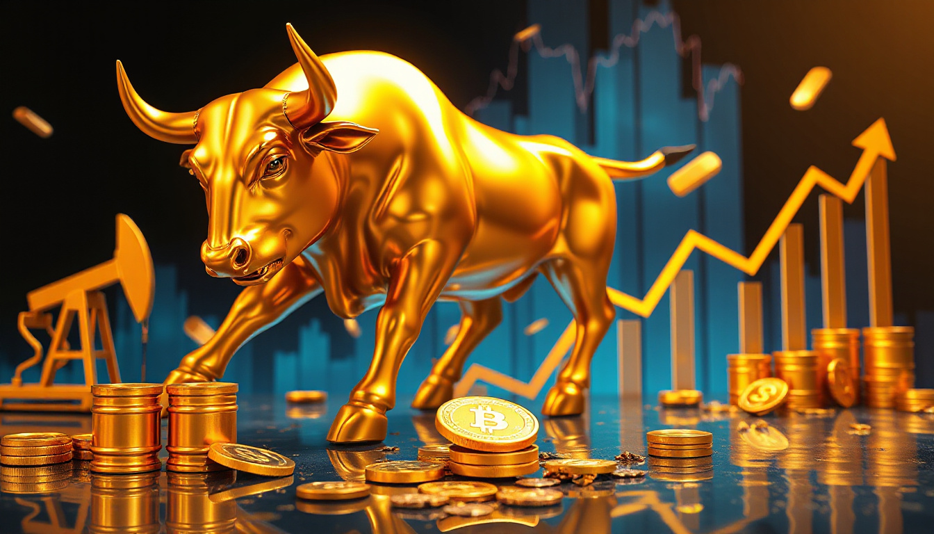 Gold Prices Climb Amid Dollar Weakness and Falling Oil Prices, Yet Set for Second Monthly Decline