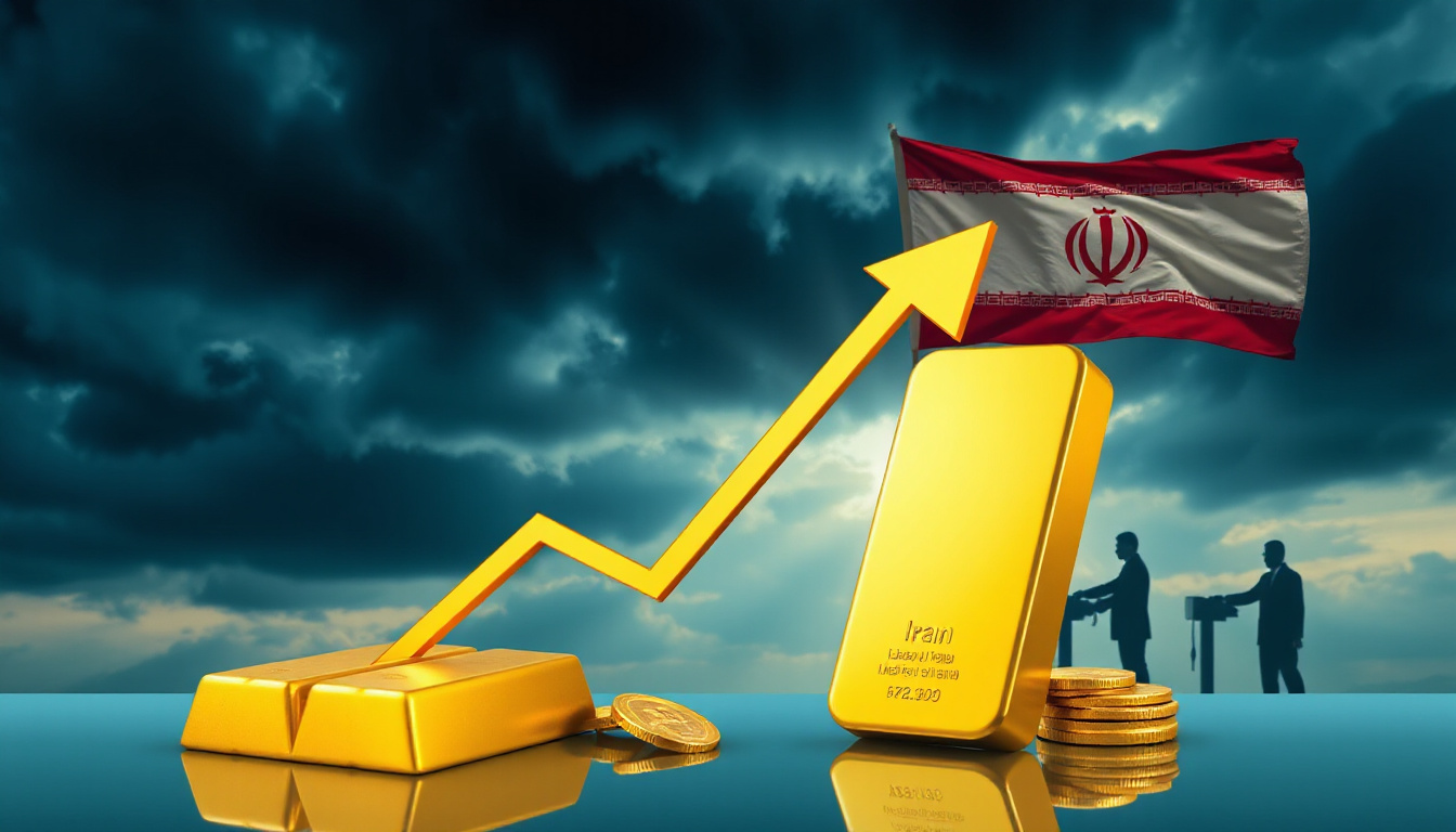 Gold Prices Dipped Amid Inflation Fears and Stalled US-Iran Peace Talks