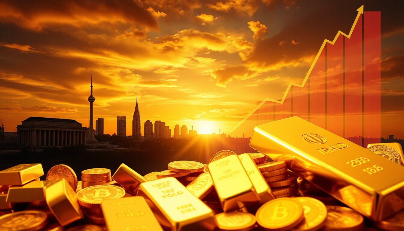 Gold Prices Surge Amid US-Iran Peace Hopes and Eased Inflation Concerns