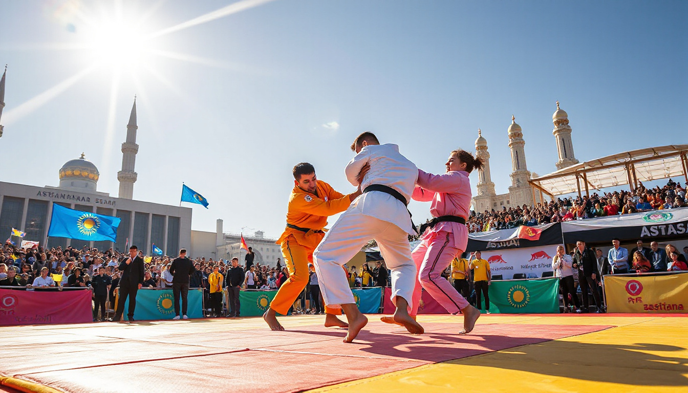 Kazakhstan Shines Bright with Day 2 Gold at Astana Judo Grand Slam 2026