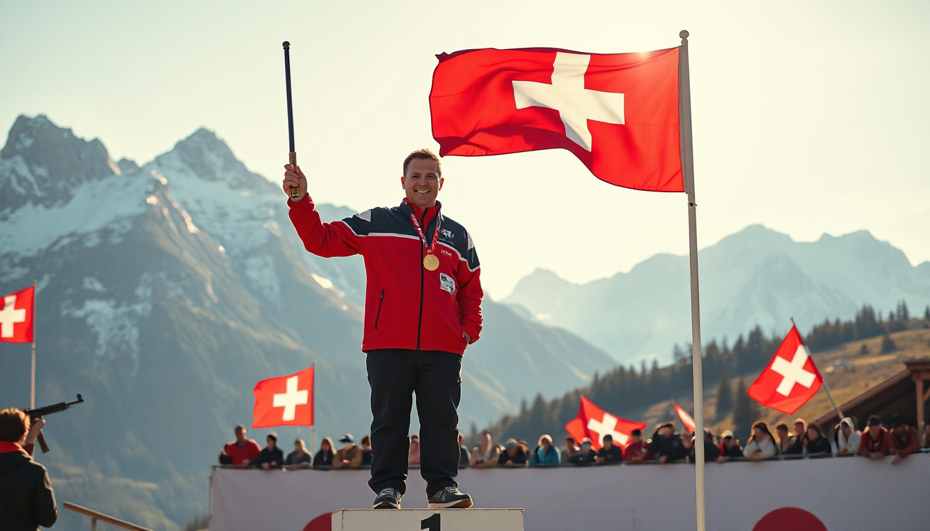 Lio Wickihalder Triumphs at Alpencup: Secures Gold and Silver for Swiss Shooting Team