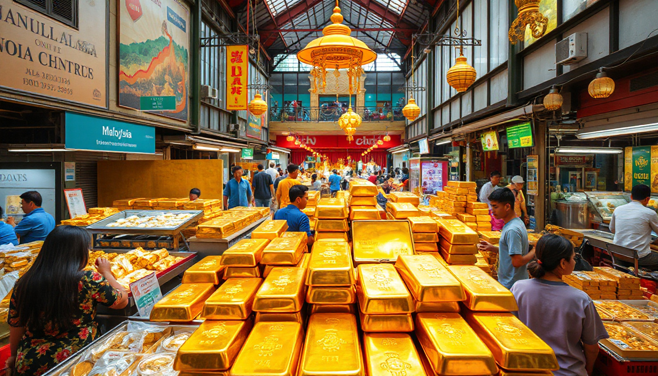Malaysia Implements 10% Import Duty on Gold Bars, Mirroring India’s Strategy Amidst Market Turbulence