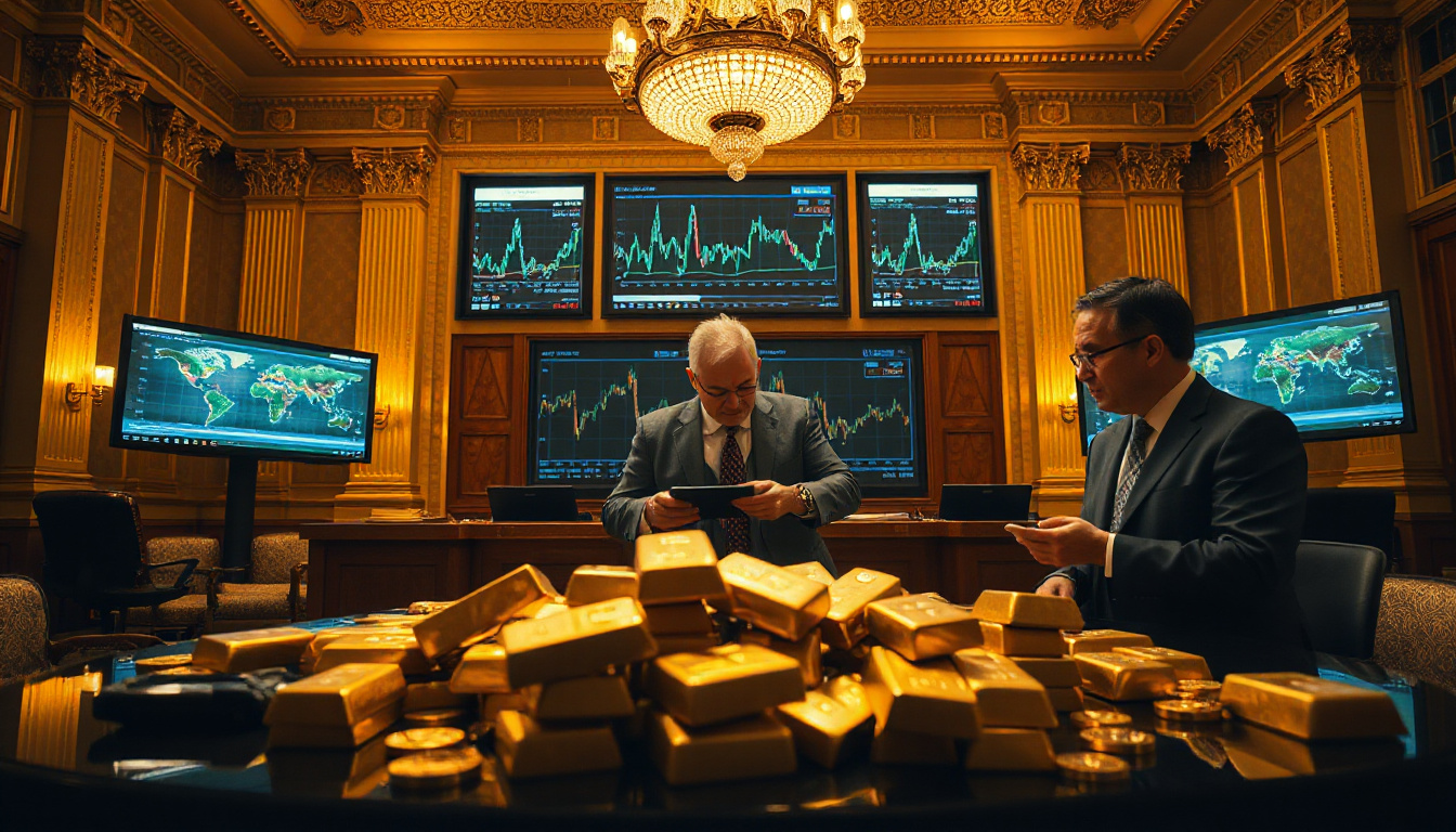 Surge in Gold Demand: Central Banks Turn to Precious Metal Amidst Global Turmoil and Record Prices