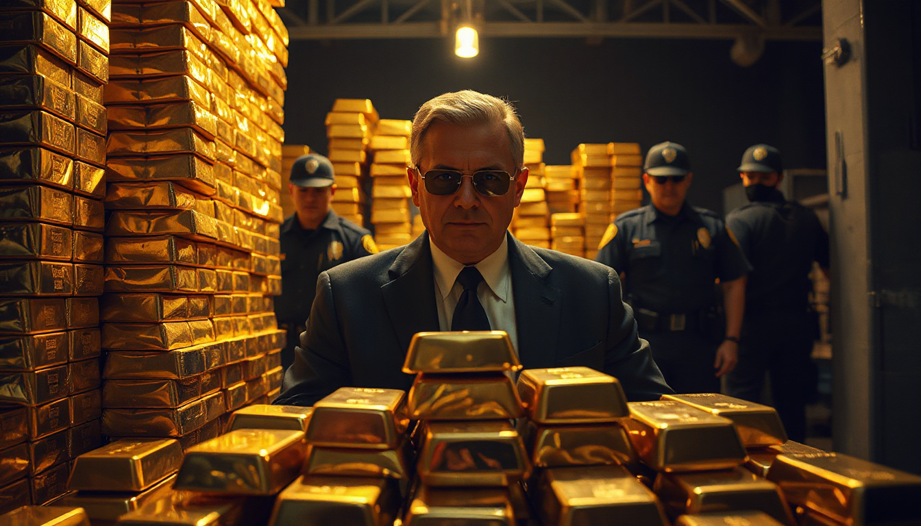 Unveiling a Gold Fortune: Ex-CIA Official Arrested for $40 Million in Gold Bars