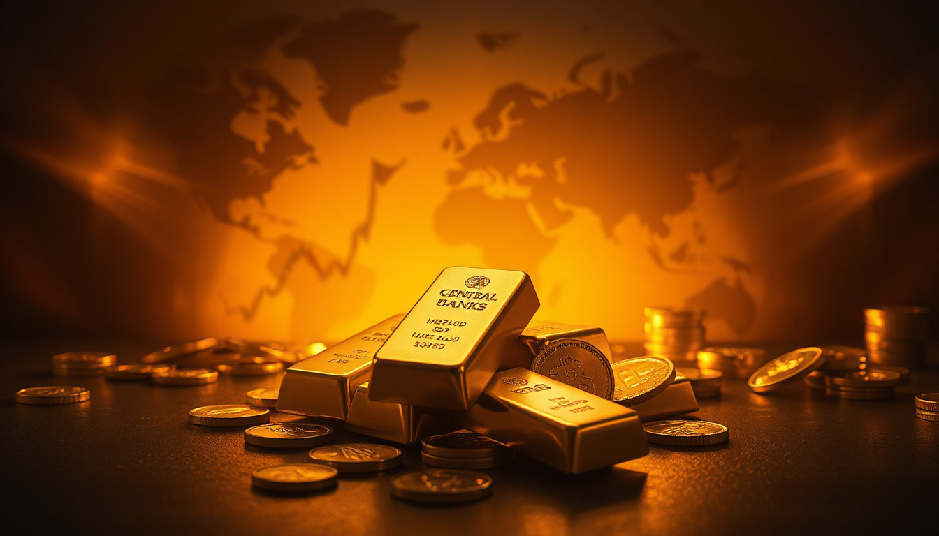 Gold Price Gains on Central Bank Buying Amid Geopolitical Tension