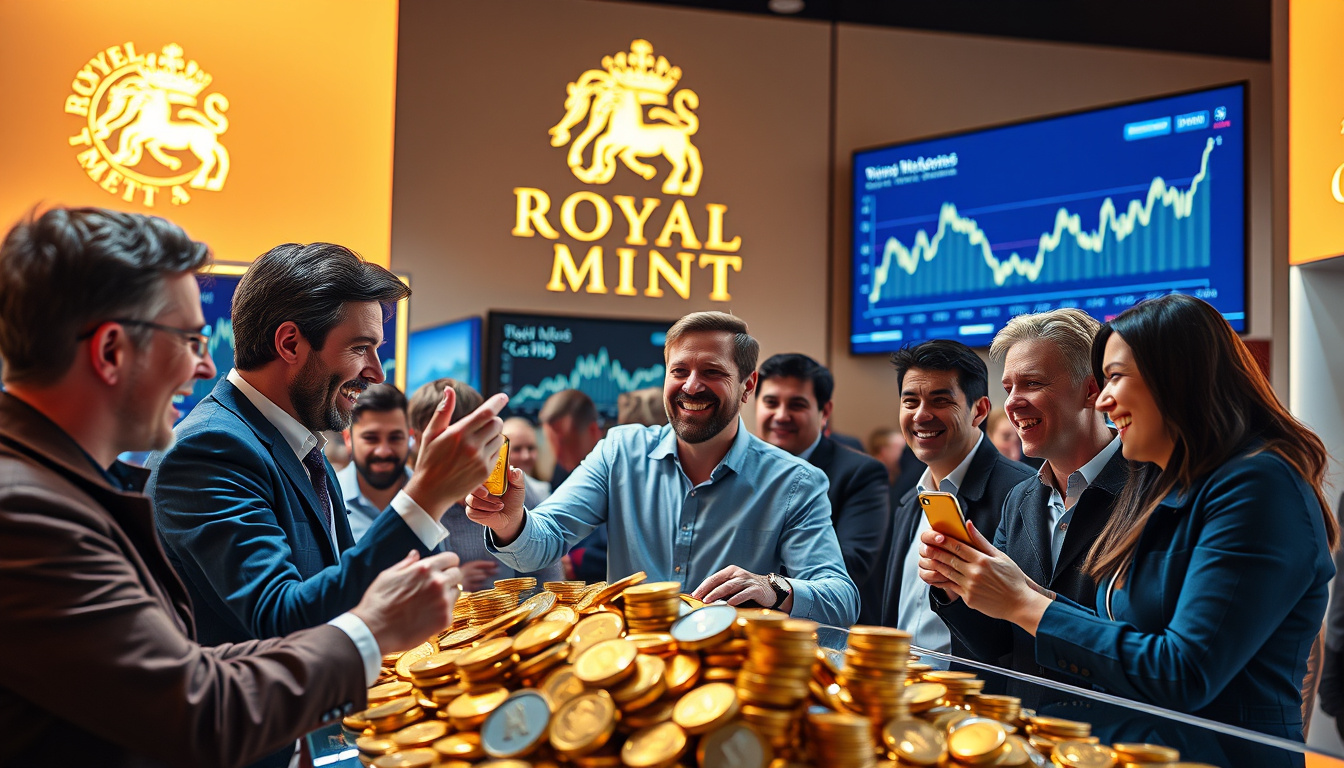 Retail Investors Embrace the Dip: Royal Mint Sees Surge in Demand for Digital Gold and Silver